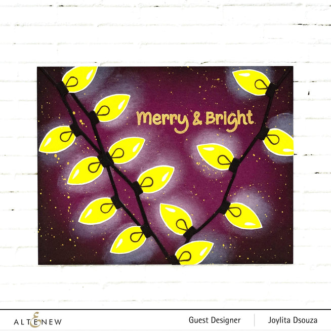 Altenew Stamp & Die Bundle All Is Bright Stamp & Die Bundle