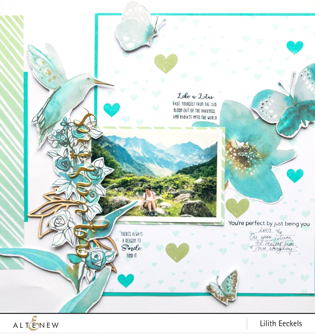 Altenew Stamp & Die Bundle All the Hearts Stamp & Die Bundle