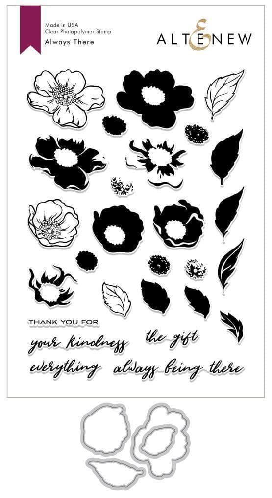Altenew Stamp & Die Bundle Always There Stamp & Die Bundle