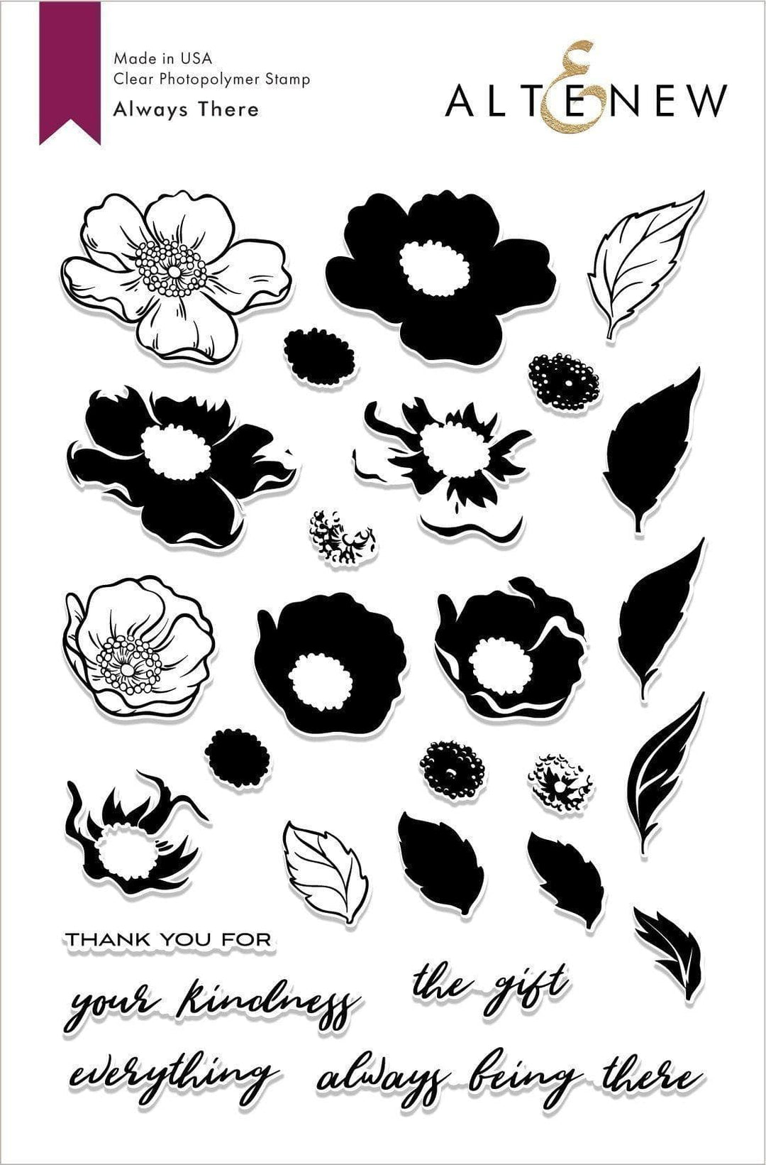 Altenew Stamp & Die Bundle Always There Stamp & Die Bundle