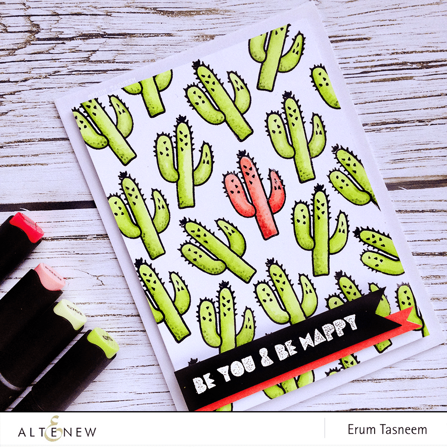Altenew Stamp & Die Bundle Be Strong Stamp & Die Bundle
