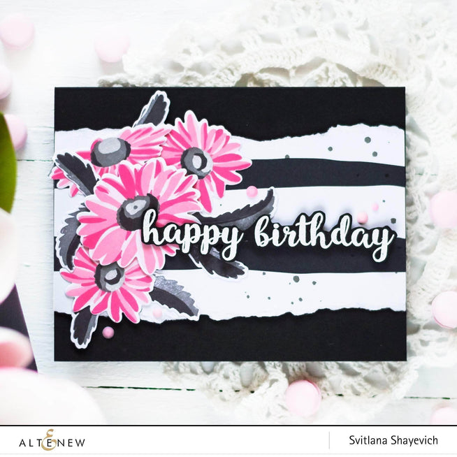 Retired - Beloved Daisy Stamp & Die Bundle - Altenew