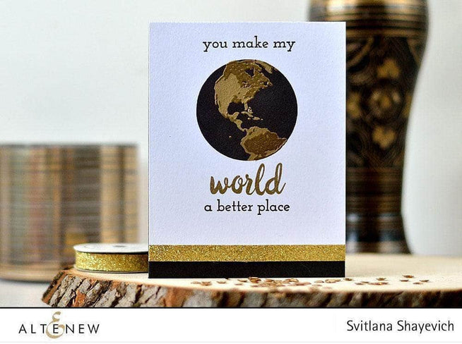Altenew Stamp & Die Bundle Z - Big World Stamp & Die Bundle
