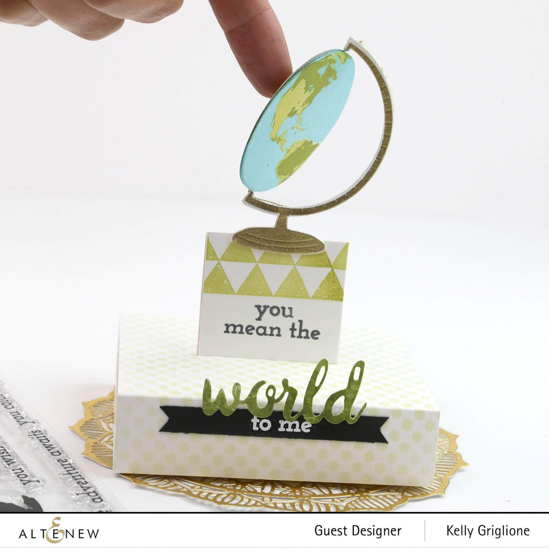 Altenew Stamp & Die Bundle Z - Big World Stamp & Die Bundle