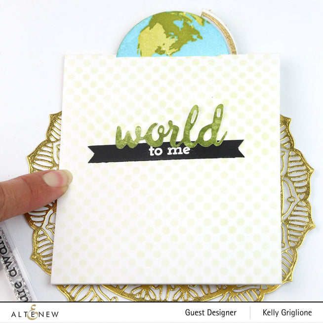 Altenew Stamp & Die Bundle Z - Big World Stamp & Die Bundle