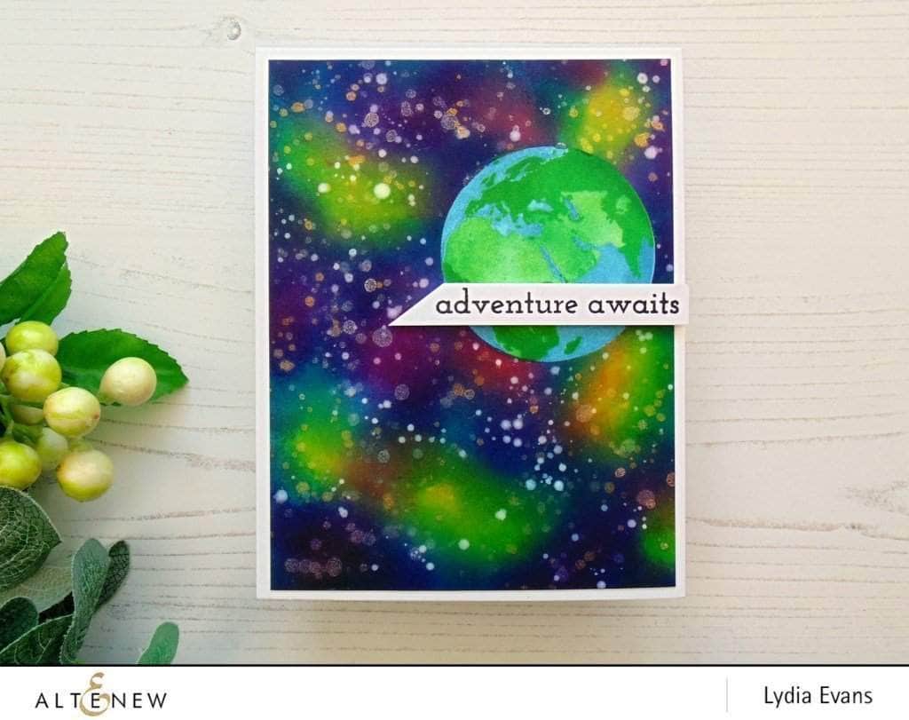 Altenew Stamp & Die Bundle Z - Big World Stamp & Die Bundle