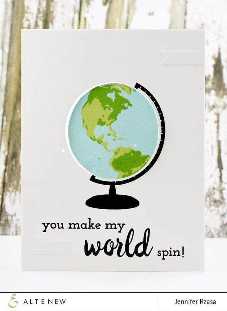 Altenew Stamp & Die Bundle Z - Big World Stamp & Die Bundle