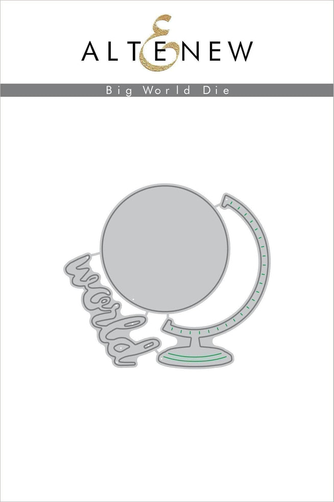 Altenew Stamp & Die Bundle Z - Big World Stamp & Die Bundle