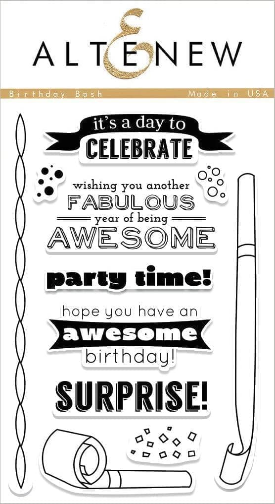 Altenew Stamp & Die Bundle Birthday Bash Stamp & Die Bundle