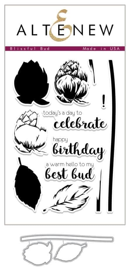 Altenew Stamp & Die Bundle Blissful Bud Stamp & Die Bundle