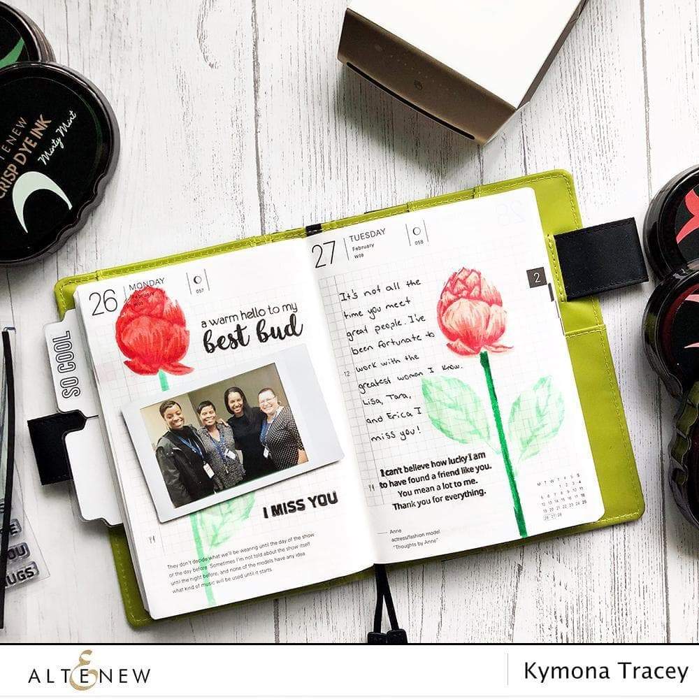 Altenew Stamp & Die Bundle Blissful Bud Stamp & Die Bundle