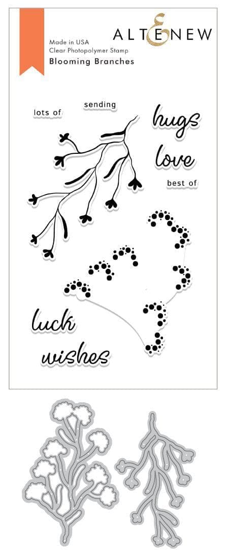 Altenew Stamp & Die Bundle Blooming Branches Stamp & Die Bundle