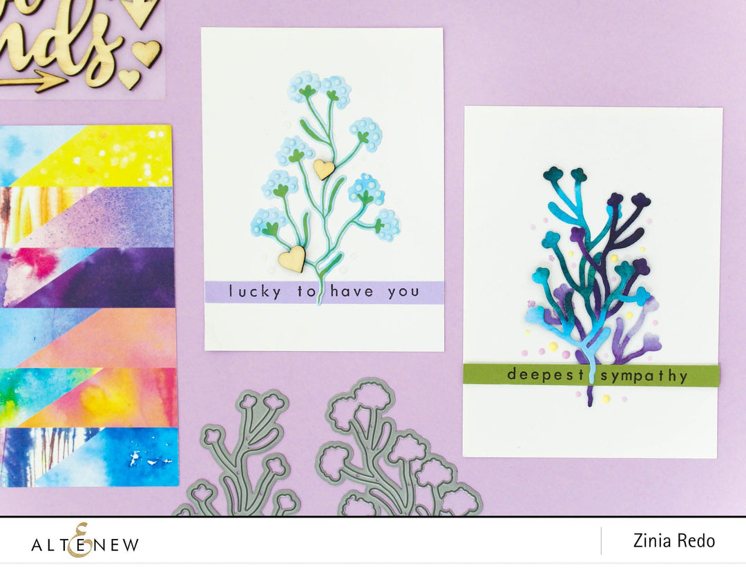 Altenew Stamp & Die Bundle Blooming Branches Stamp & Die Bundle