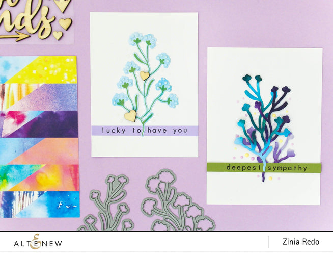 Altenew Stamp & Die Bundle Blooming Branches Stamp & Die Bundle