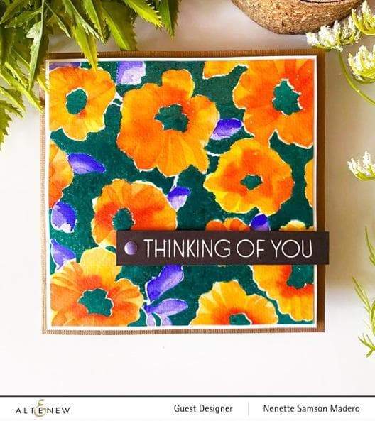 Altenew Stamp & Die Bundle Bold Floral Drape Stamp & Die Bundle