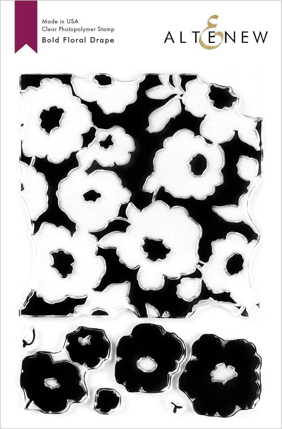 Altenew Stamp & Die Bundle Bold Floral Drape