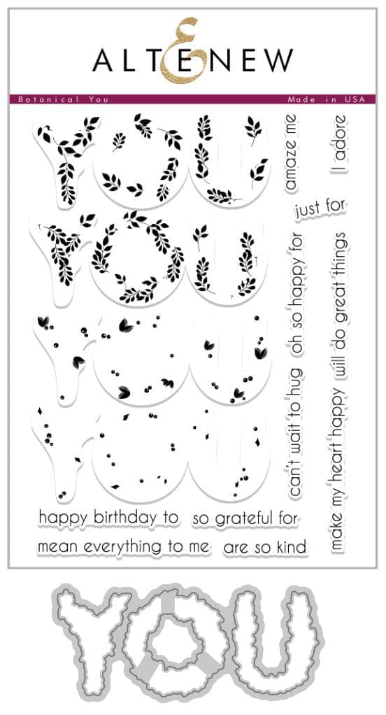 Altenew Stamp & Die Bundle Botanical You Stamp & Die Bundle