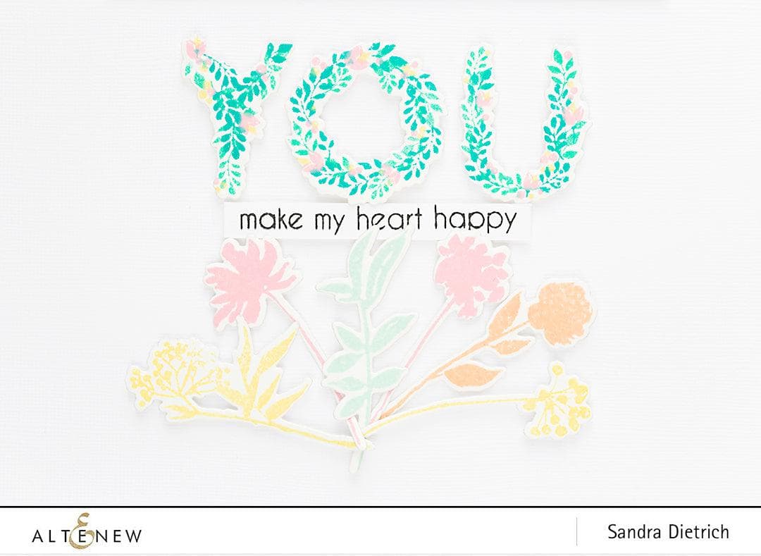 Altenew Stamp & Die Bundle Botanical You Stamp & Die Bundle