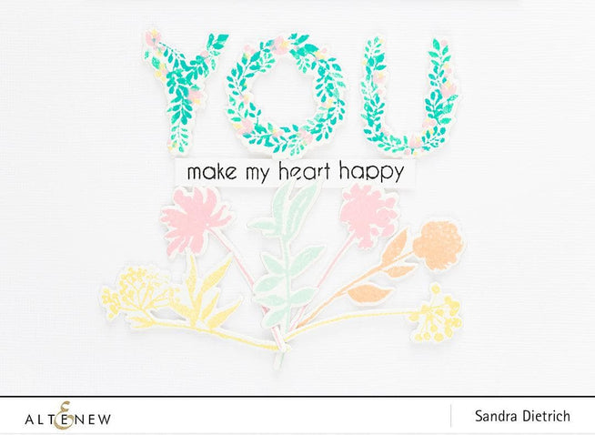 Altenew Stamp & Die Bundle Botanical You Stamp & Die Bundle