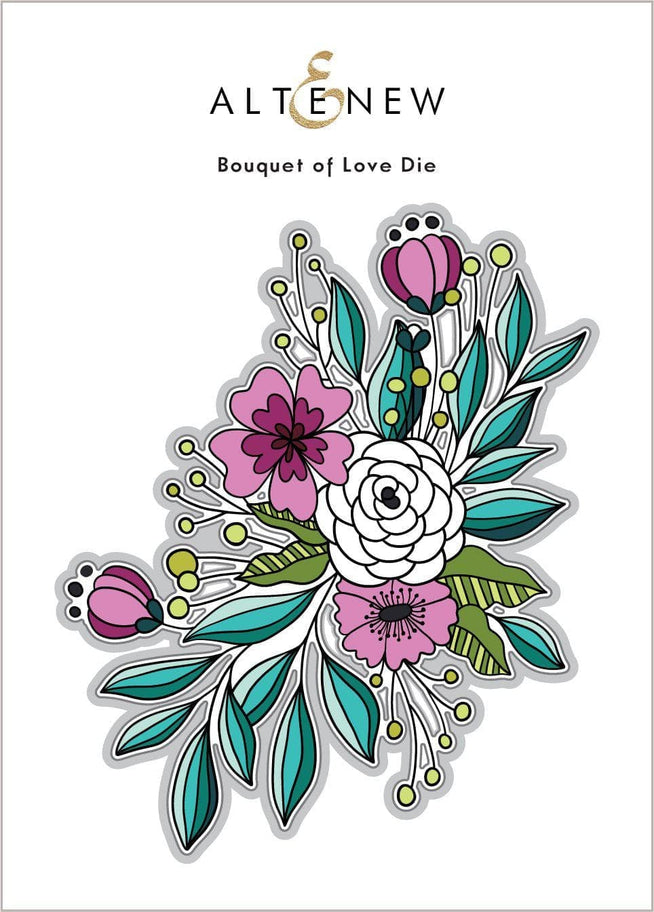 Altenew Stamp & Die Bundle Bouquet of Love Stamp & Die Bundle
