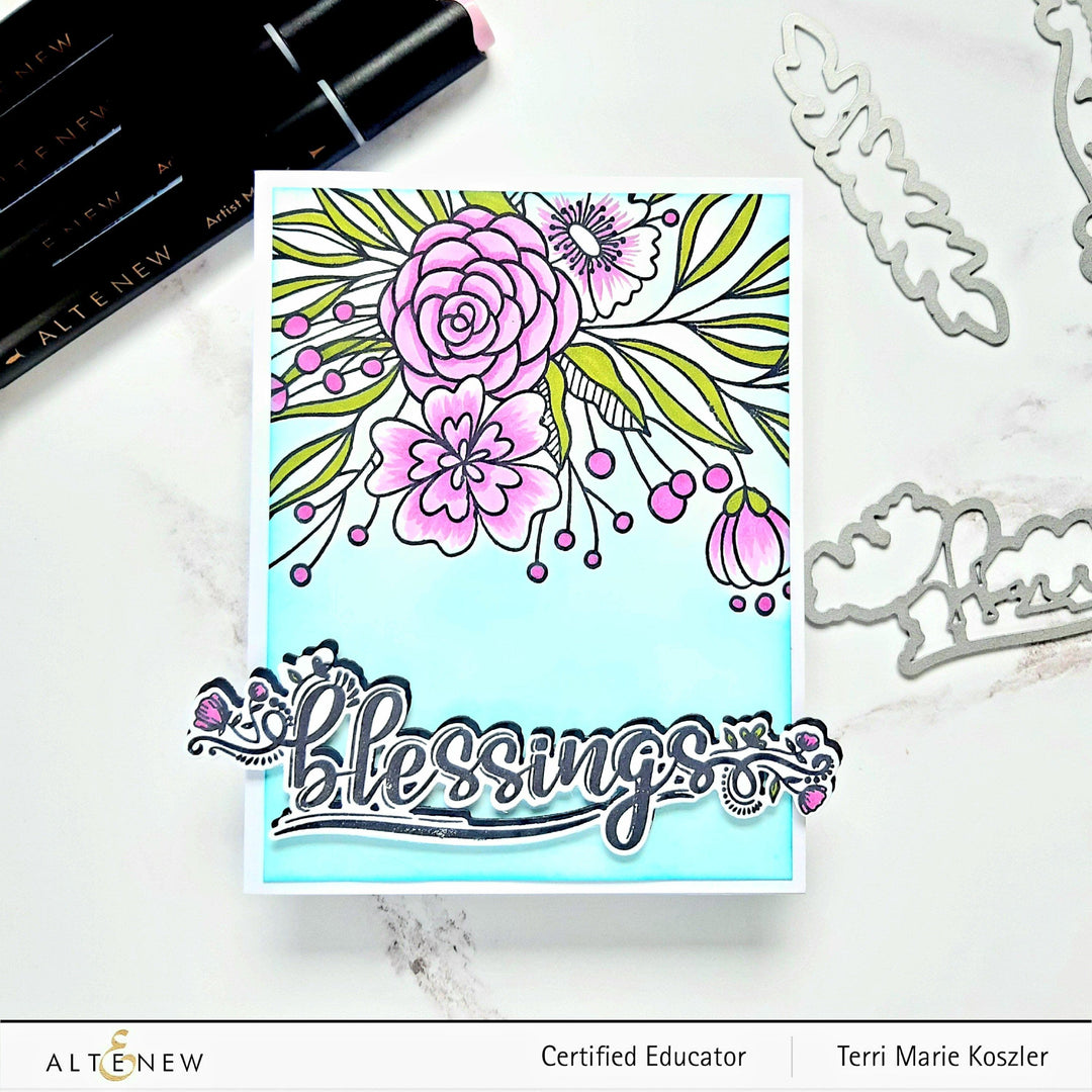Altenew Stamp & Die Bundle Bouquet of Love Stamp & Die Bundle