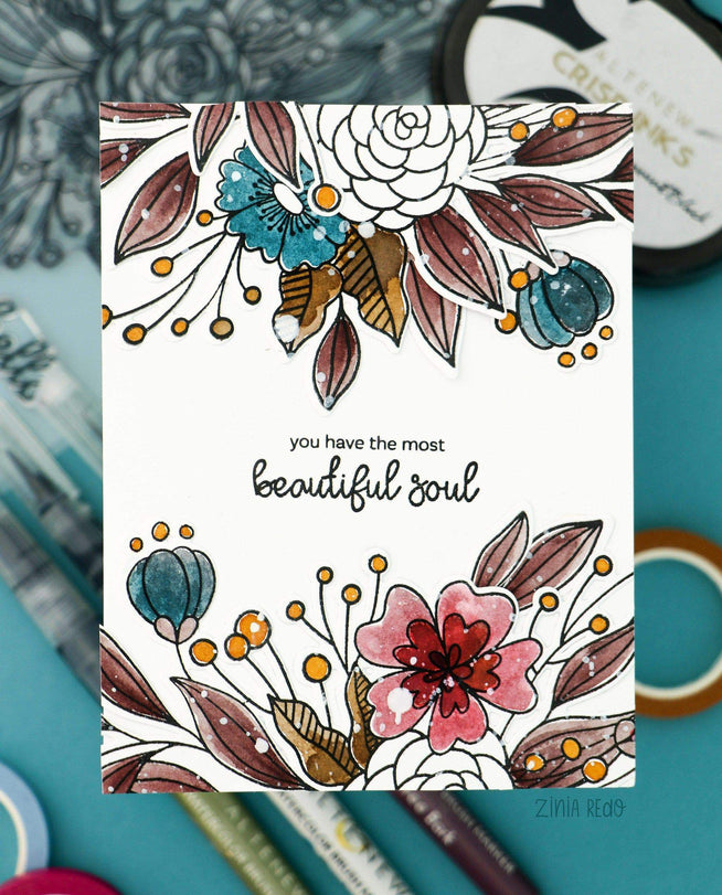 Altenew Stamp & Die Bundle Bouquet of Love Stamp & Die Bundle