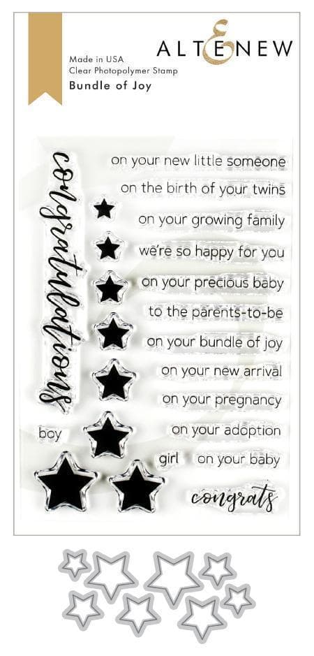 Altenew Stamp & Die Bundle Bundle of Joy Stamp & Die Bundle
