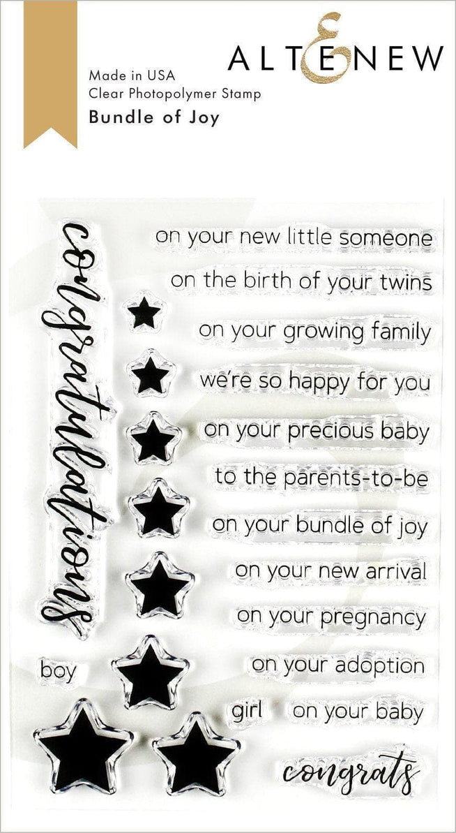 Altenew Stamp & Die Bundle Bundle of Joy Stamp & Die Bundle