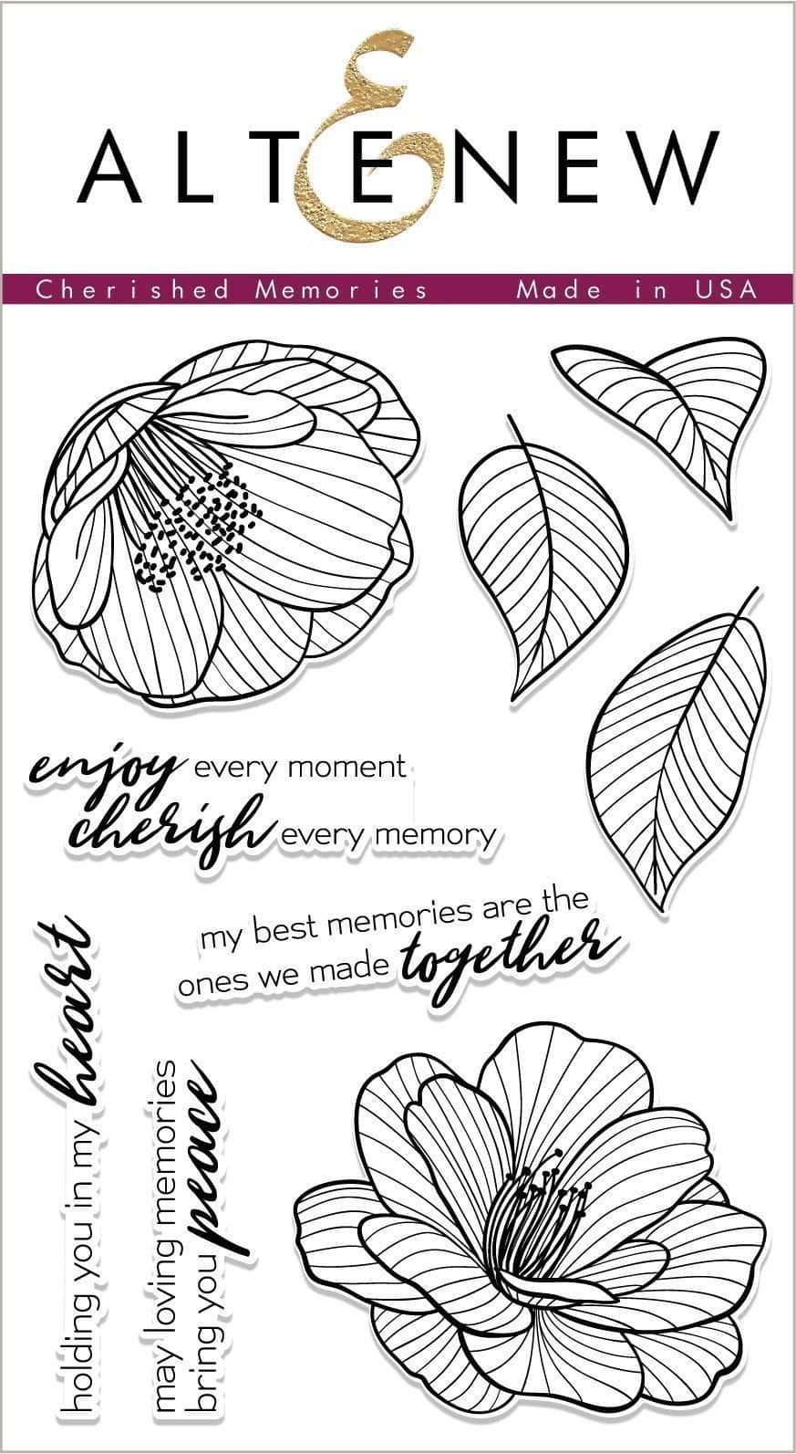 Altenew Stamp & Die Bundle Cherished Memories