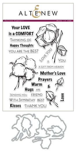 Altenew Stamp & Die Bundle Cotton Comfort Stamp & Die Bundle
