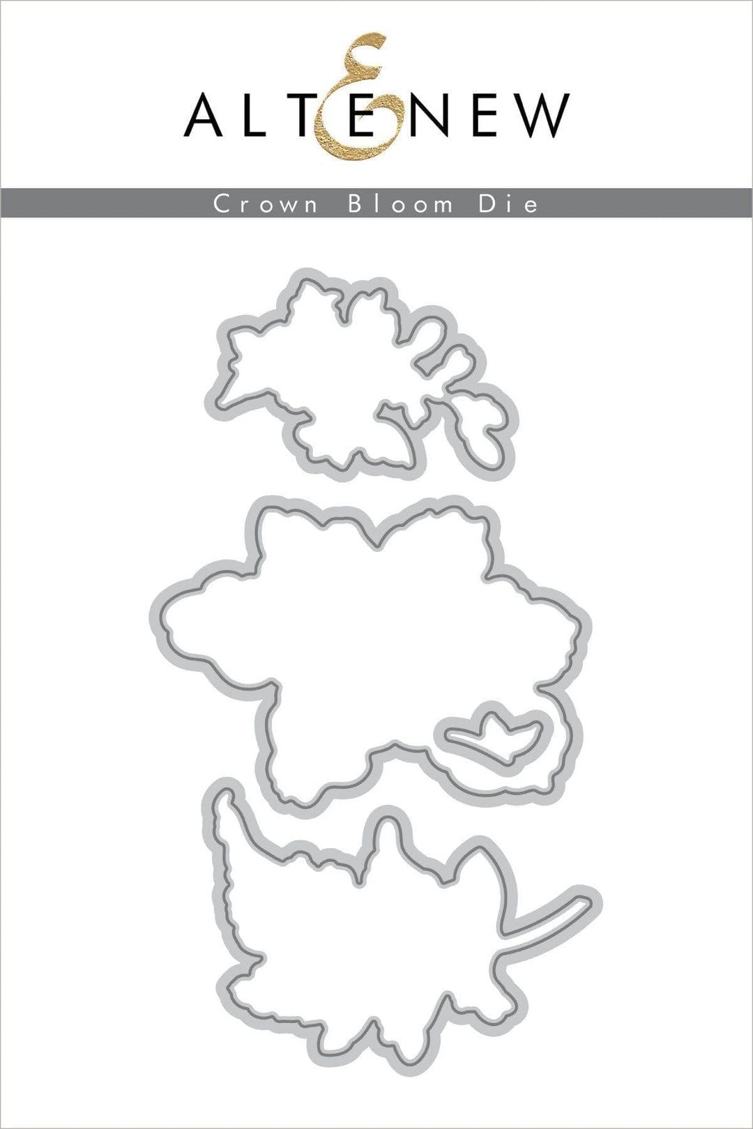 Altenew Stamp & Die Bundle Crown Bloom Stamp & Die Bundle