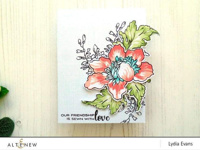 Altenew Stamp & Die Bundle Crown Bloom Stamp & Die Bundle