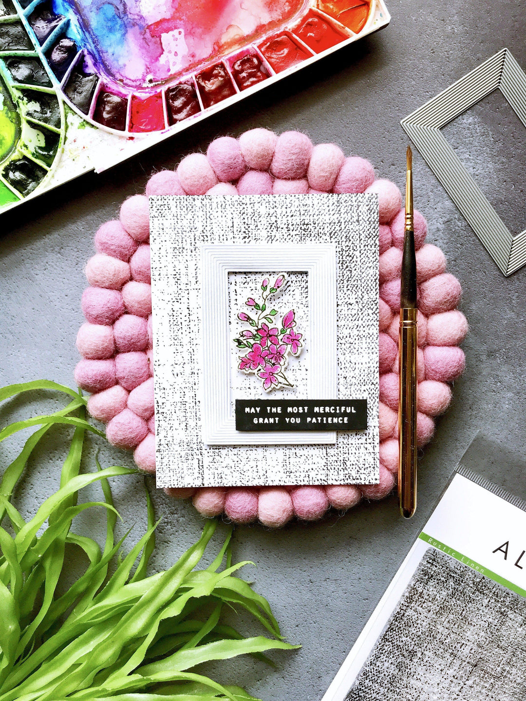 Altenew Stamp & Die Bundle Crown Bloom Stamp & Die Bundle