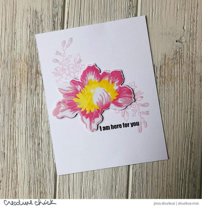 Altenew Stamp & Die Bundle Crown Bloom Stamp & Die Bundle