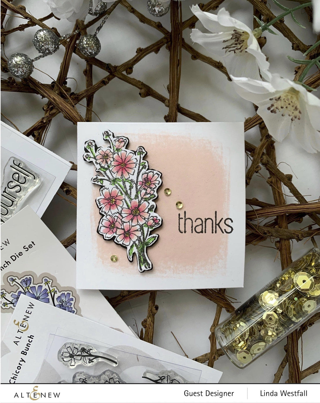 Altenew Stamp & Die Bundle Eclectic Vibes Mini Stamp & Die Bundle