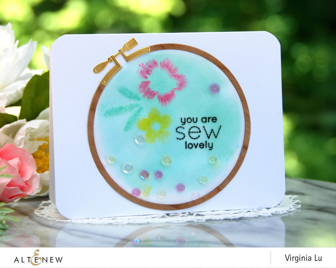 Altenew Stamp & Die Bundle Embroidered Blooms Stamp & Die Bundle