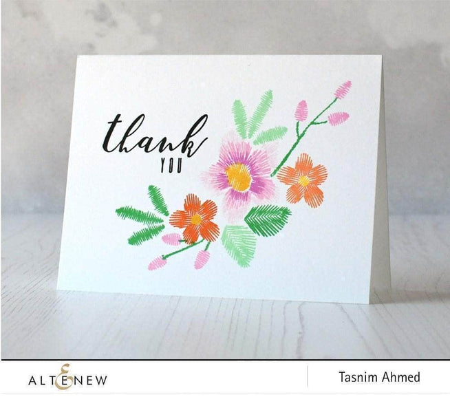 Altenew Stamp & Die Bundle Embroidered Blooms Stamp & Die Bundle