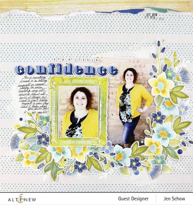 Altenew Stamp & Die Bundle Embroidered Blooms Stamp & Die Bundle