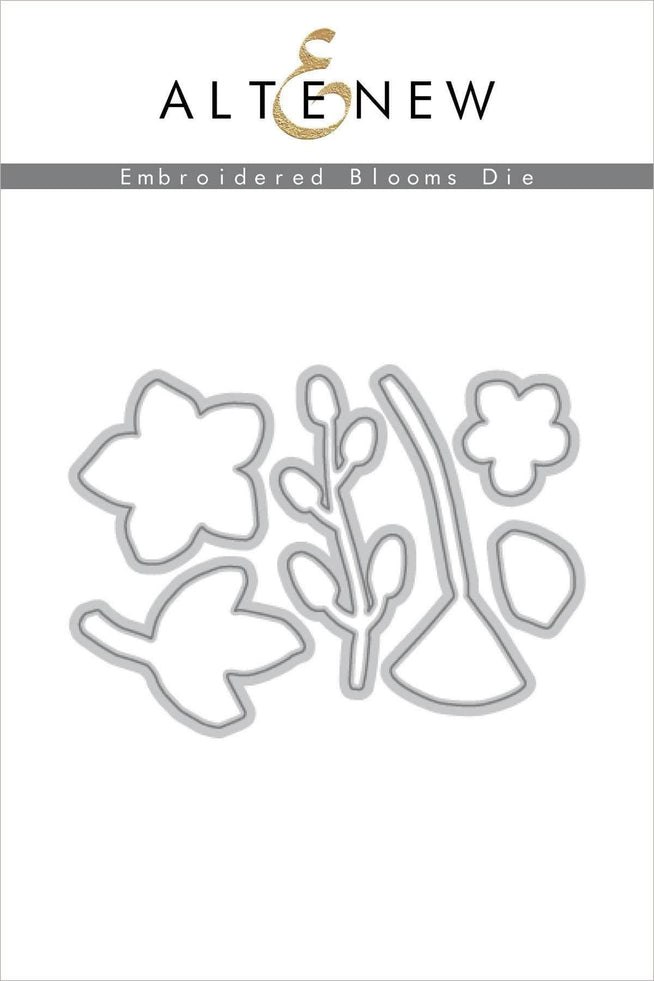 Altenew Stamp & Die Bundle Embroidered Blooms Stamp & Die Bundle