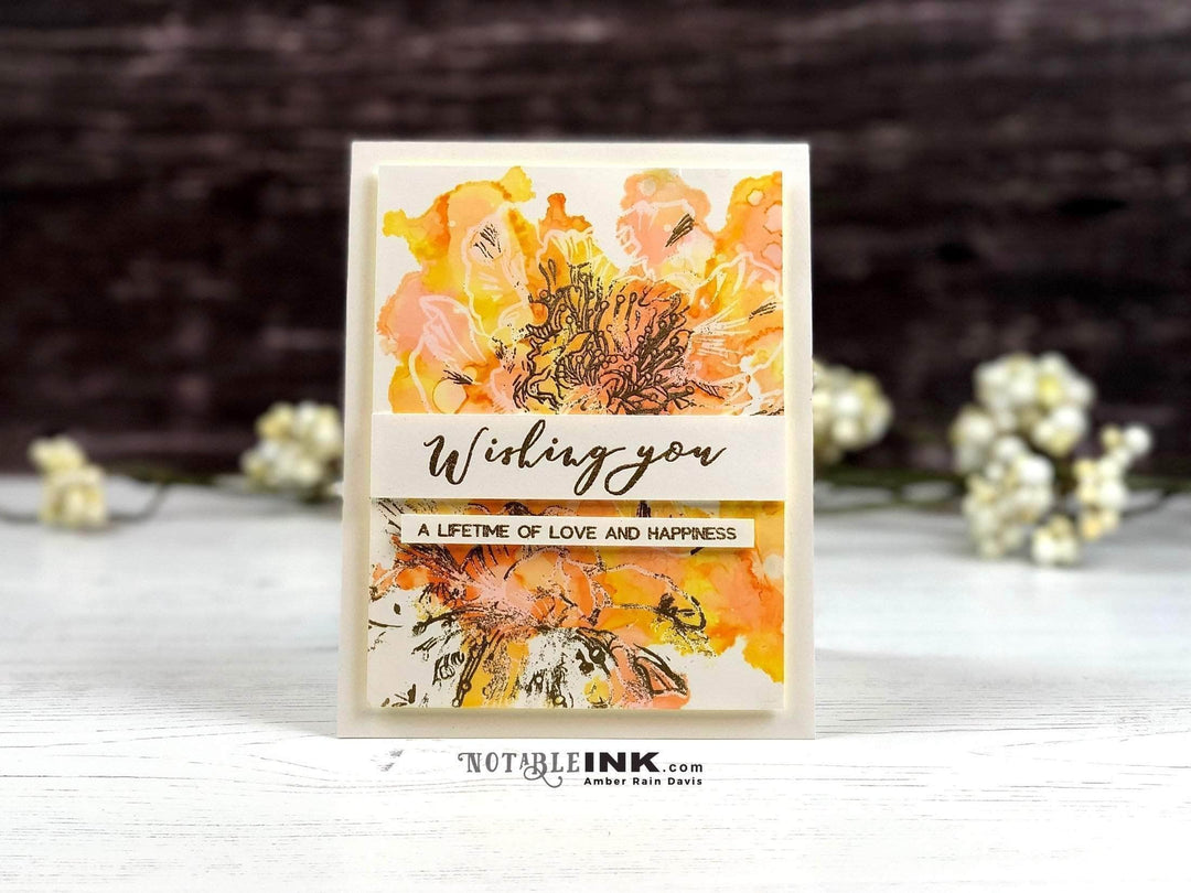 Altenew Stamp & Die Bundle Z - Engagement Wishes Stamp & Die Bundle