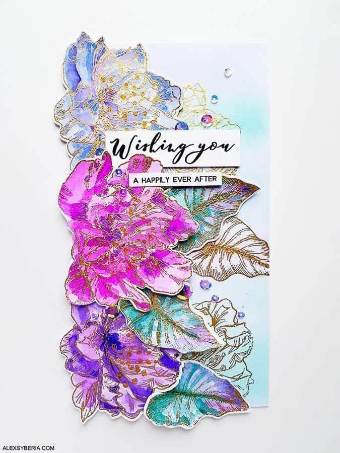 Altenew Stamp & Die Bundle Z - Engagement Wishes Stamp & Die Bundle