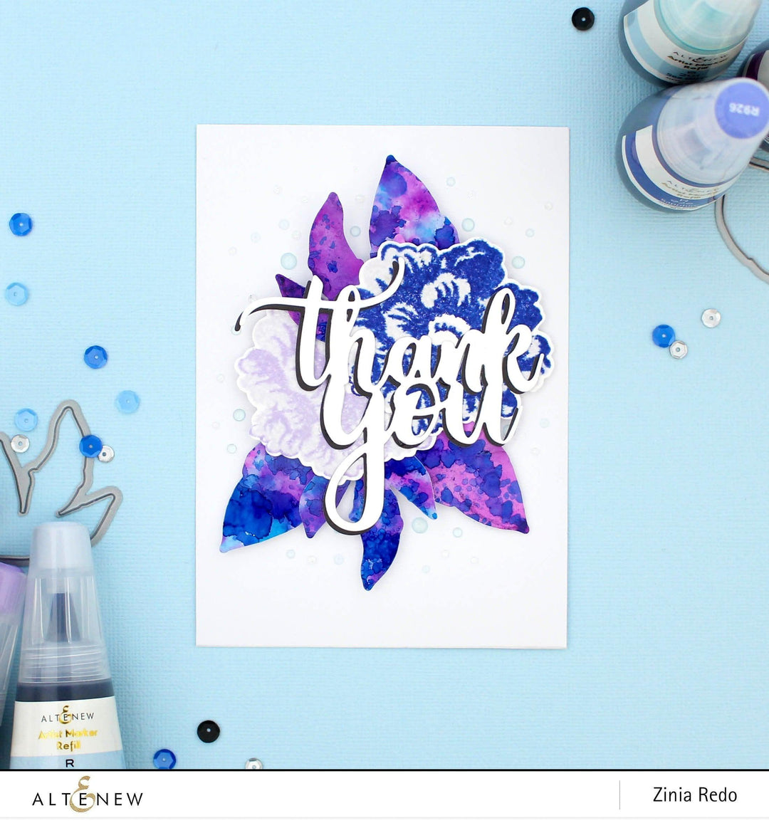 Altenew Stamp & Die Bundle Z - Ethereal Beauty Stamp & Die Bundle