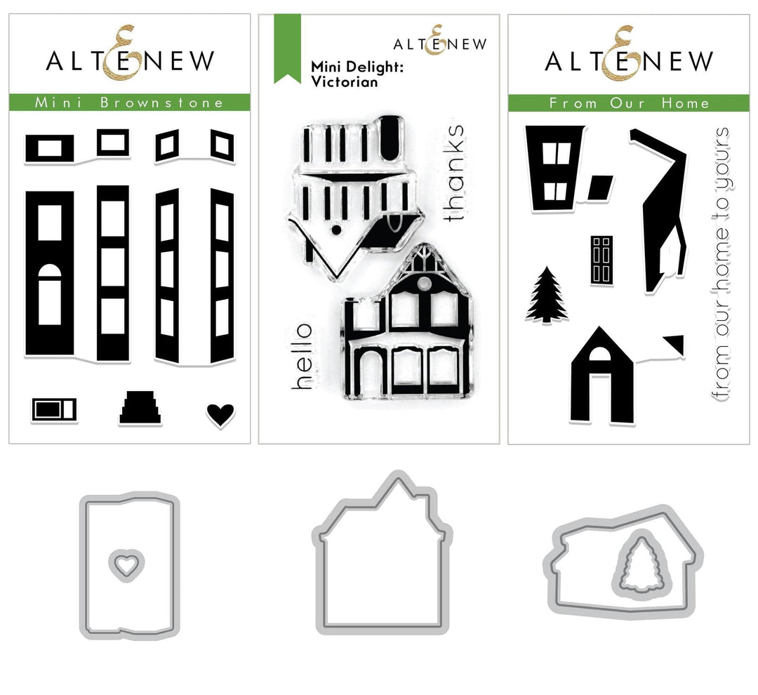 Altenew Stamp & Die Bundle Every Kind of Home Stamp & Die Bundle