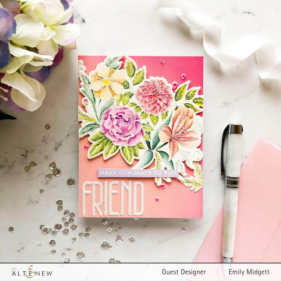 Altenew Stamp & Die Bundle Exotic Garden