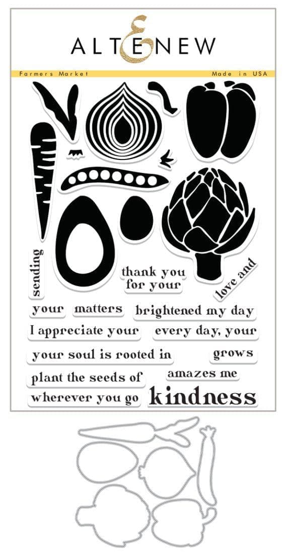 Altenew Stamp & Die Bundle Farmers Market Stamp & Die Bundle
