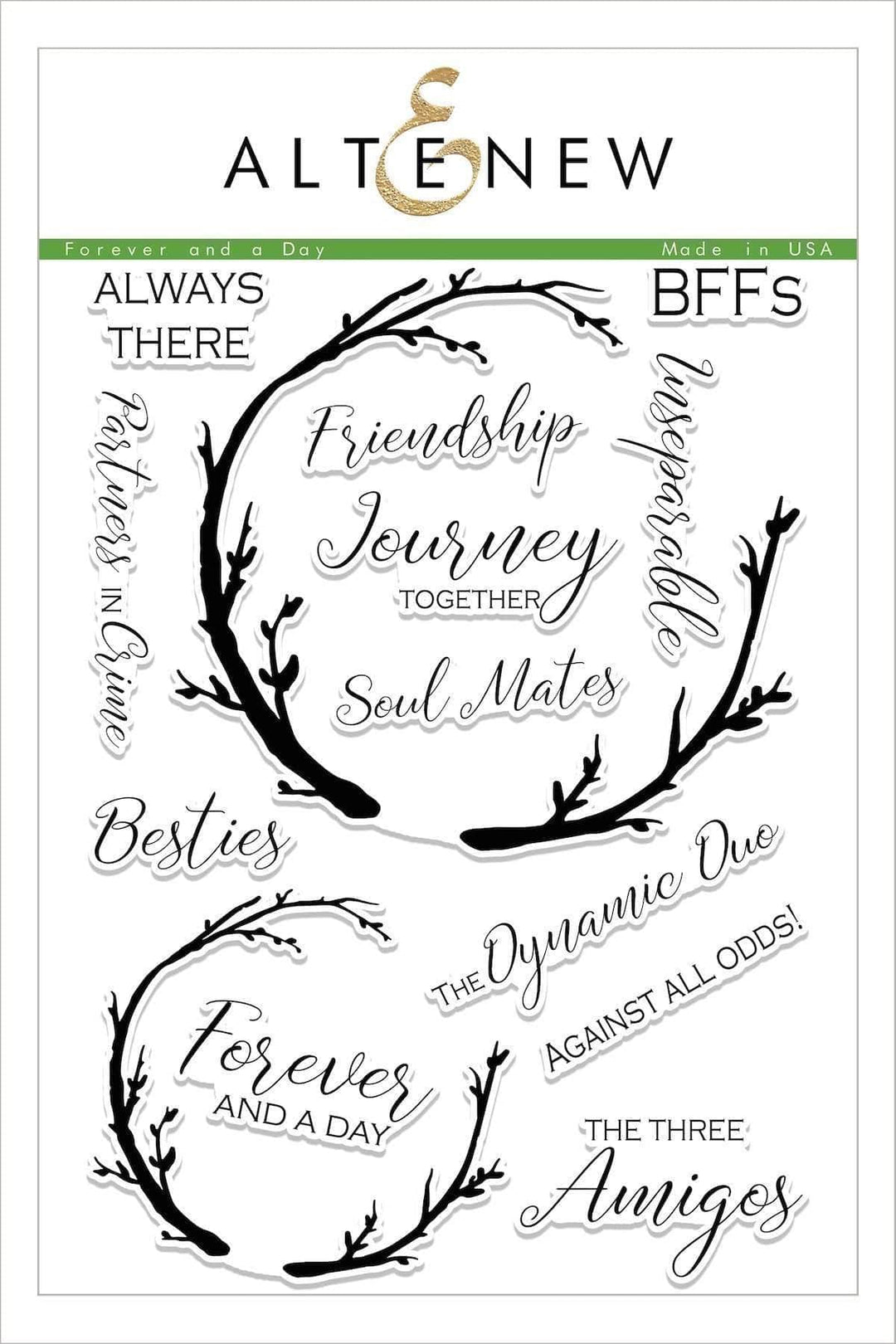 Altenew Stamp & Die Bundle Z - Forever and a Day Stamp & Die Bundle