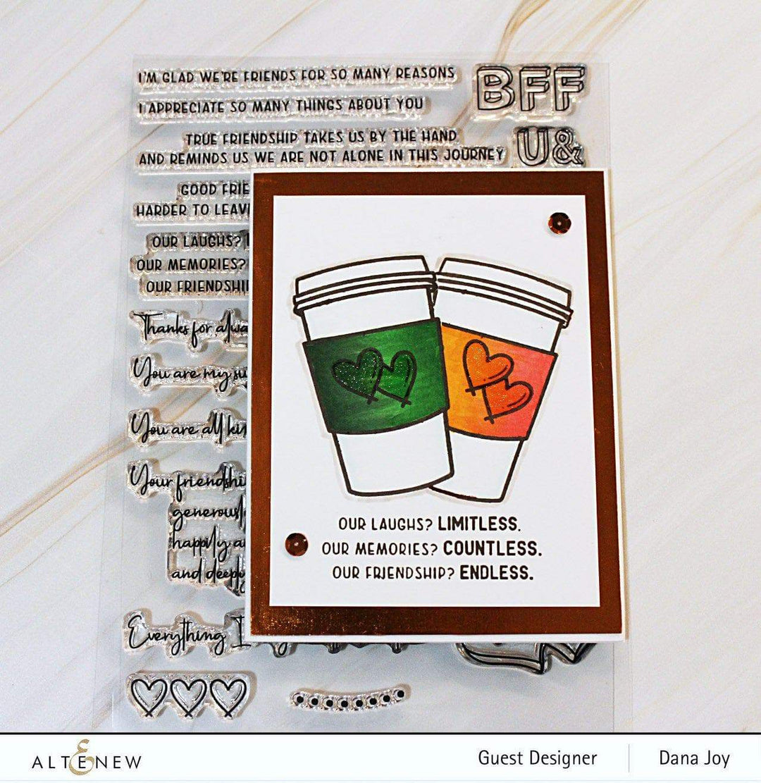 Altenew Stamp & Die Bundle Friends Forever Stamp & Die Bundle