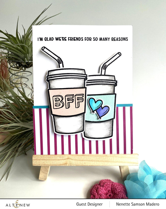 Altenew Stamp & Die Bundle Friends Forever Stamp & Die Bundle