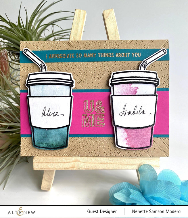 Altenew Stamp & Die Bundle Friends Forever Stamp & Die Bundle
