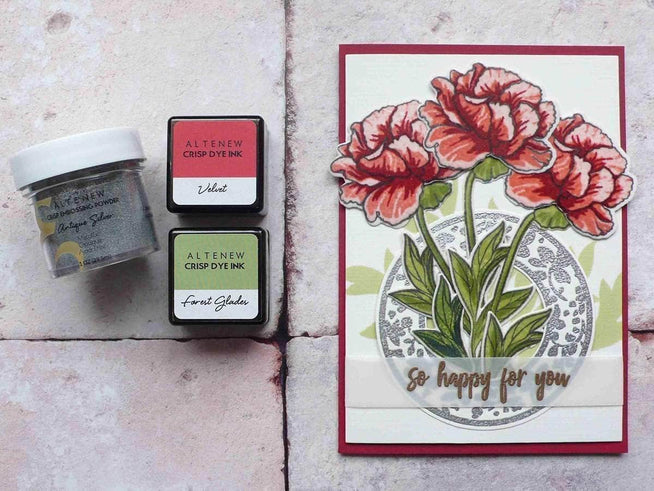 Altenew Stamp & Die Bundle Z - Frilled Petals Stamp & Die Bundle